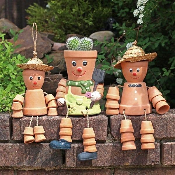 Terracotta Pot Man (Small)