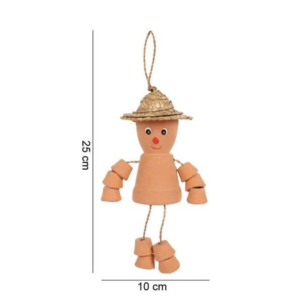 Terracotta Pot Man (Small)