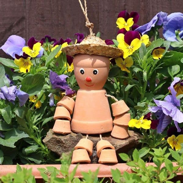 Terracotta Pot Man (Small)