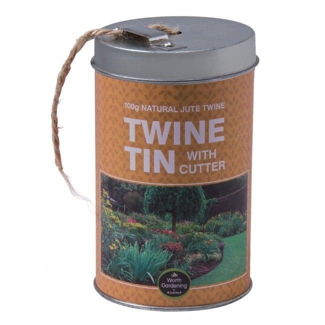 Twine Tin With Cutter & Twine