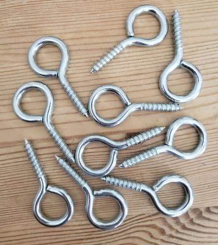 Vine Eyes - Zinc Plated - 2"