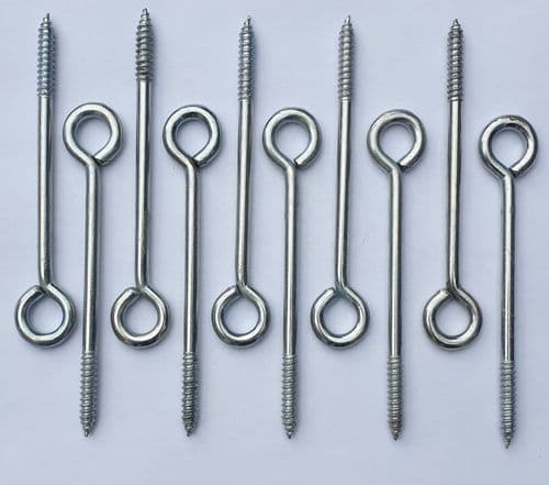 Vine Eyes - Zinc Plated - 4"