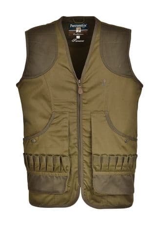 1229 Percussion Savane Quality Shooting Waistcoat Gilet Hunting Vest Game Pocket