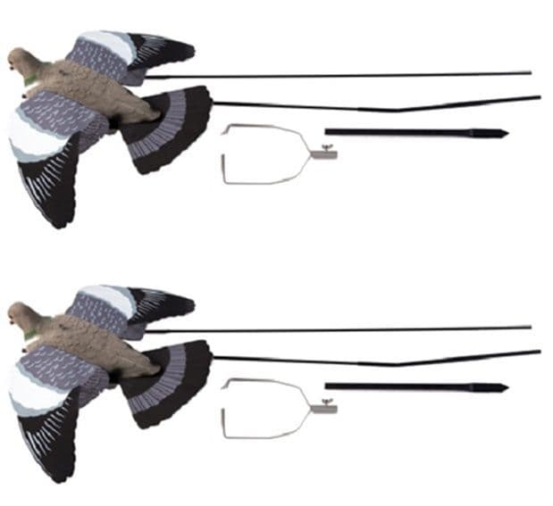 2 x Ultimate Flying Pigeon Decoy + Bouncer Pigeon Shooting Decoying Terminator