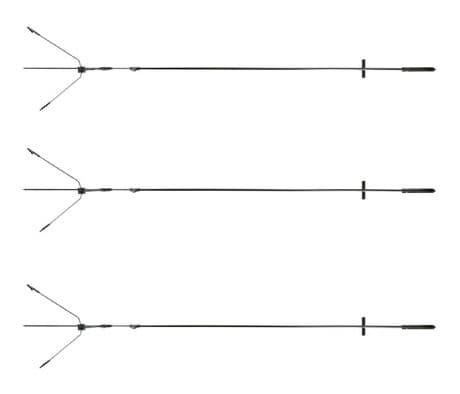 3 X Telescopic Bouncer Floater Decoy Pole Rod Shooting Pigeon Wing Spreader