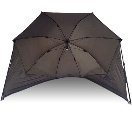 50" Fishing Brolly Umbrella Carp Coarse Fishing Day Shelter Storm Poles Included