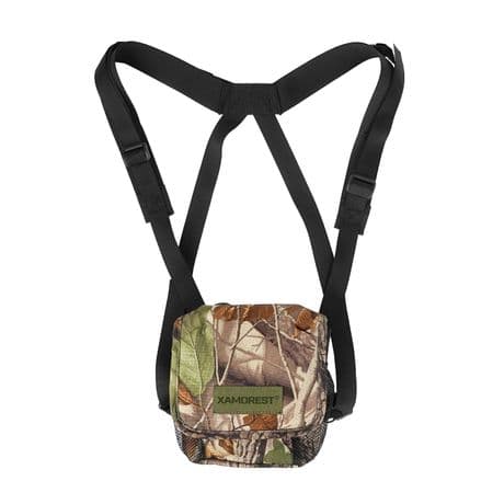 Camo Binocular Bag Case Harness Durable Portable Binoculars Camera Chest Pack