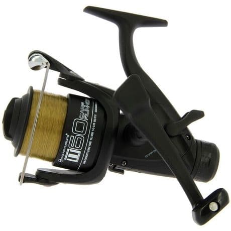 Carp Fishing TT60 4BB Free Runner Reel with 10lb Line + Spare Spool