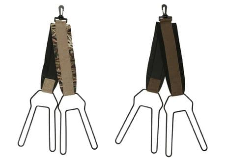 Double Game Carrier Camo or Black Pheasant Partridge Duck Game Carrying Strap