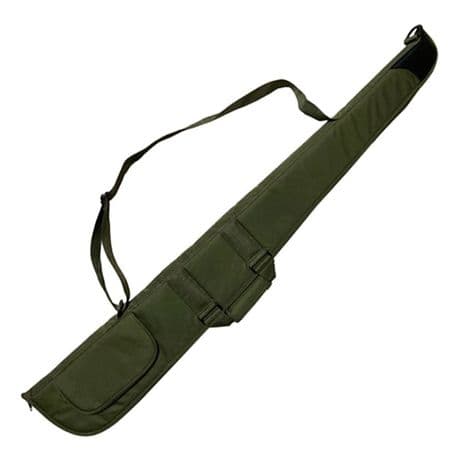 EX-PRO II Shotgun Gun Bag Cover Slip 52" Green With Strap Side Pocket Accessory