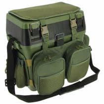 Fishing Seat Tackle Box & Rucksack Fly Sea Coarse Fishing Back Pack Rucksack New