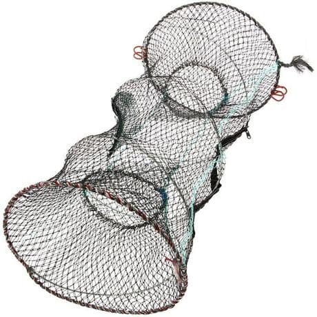 Folding Crab Crayfish Net Angling Pursuits 30cm X 60cm Fishing Drop Pot Netting