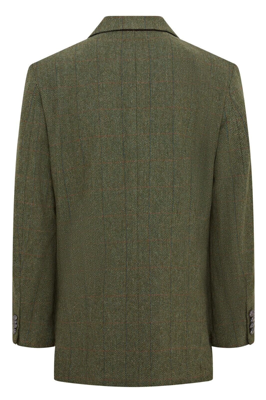 Glenbrook Checked Tweed Jacket Blazer Sports Coat Quality Green