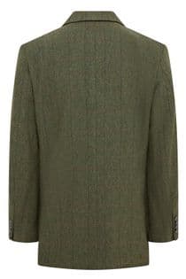 Glenbrook Checked Tweed Jacket Blazer Sports Coat Quality Green Olive Wool New