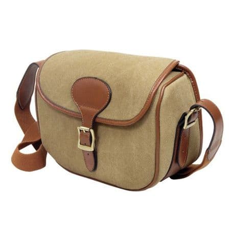 Guardian Heritage Cartridge Bag Shotgun 100 + Cartridges Leather Trim & Canvas