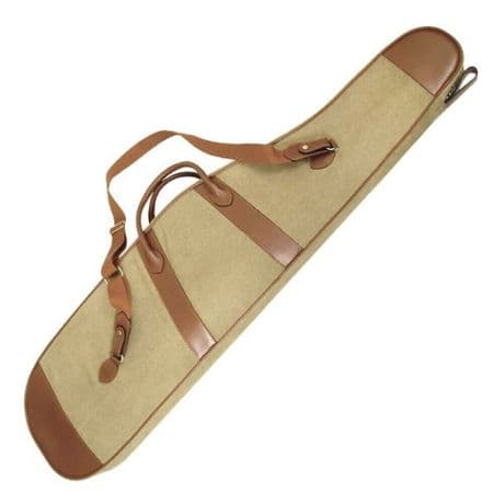 Guardian Heritage Rifle Gun Slip Canvas Leather 48" Fully Zipped Dense Lining