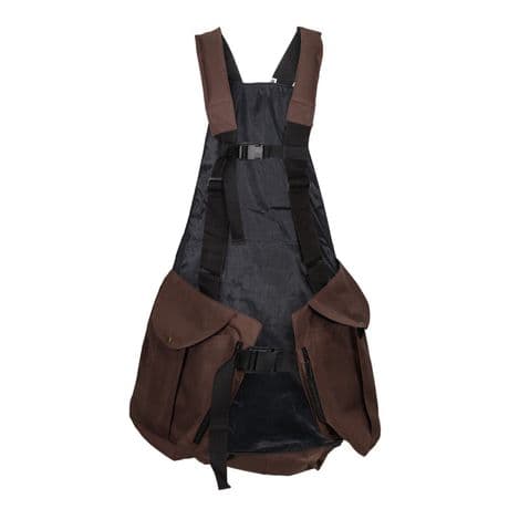 Gundog Dog Training Vest Brown Multi Function Cordura Durable Many pockets