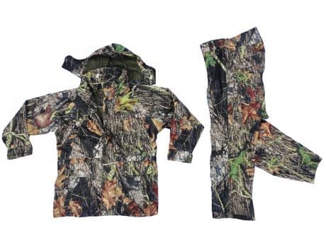 Kids Youths Boys Camo Shooting Suit Coat Trouser Jacket Pant Waterproof Warm