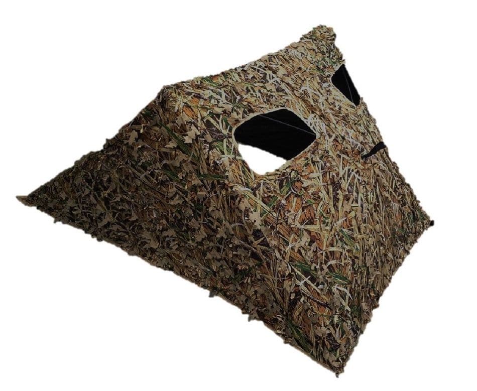 LAID BACK Ground Hide STUBBLE Camo Leafy Pop Up Quick Set Decoying Photography