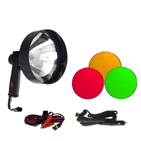 LIGHTFORCE 170MM Striker Handheld Lamp Kit With 3 Filters Clip Lead Cig Plug AMP
