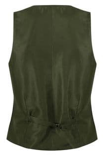 MENS WOOL Blend Blenheim Green and Olive TWEED Check Waistcoat Quality Vest