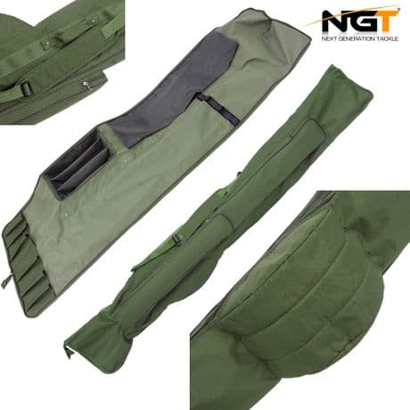 NGT 3 + 3 Made Up Rod And Reel Padded Holdall Bag Carp Fishing 618 12ft Rods New