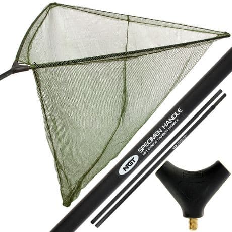 NGT Carbon 42" Net and Handle Combo - 42" Net with 1.8m, 2pc Handle Plus Bag