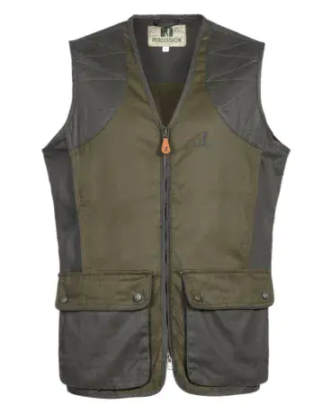 Percussion 1215 Tradition Shooting Waistcoat Cartridge Slot Gilet Vest Game Bag