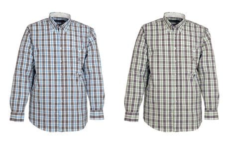 Percussion Cotton Traditional Country Checked Shirt Hunting Fishing Shooting