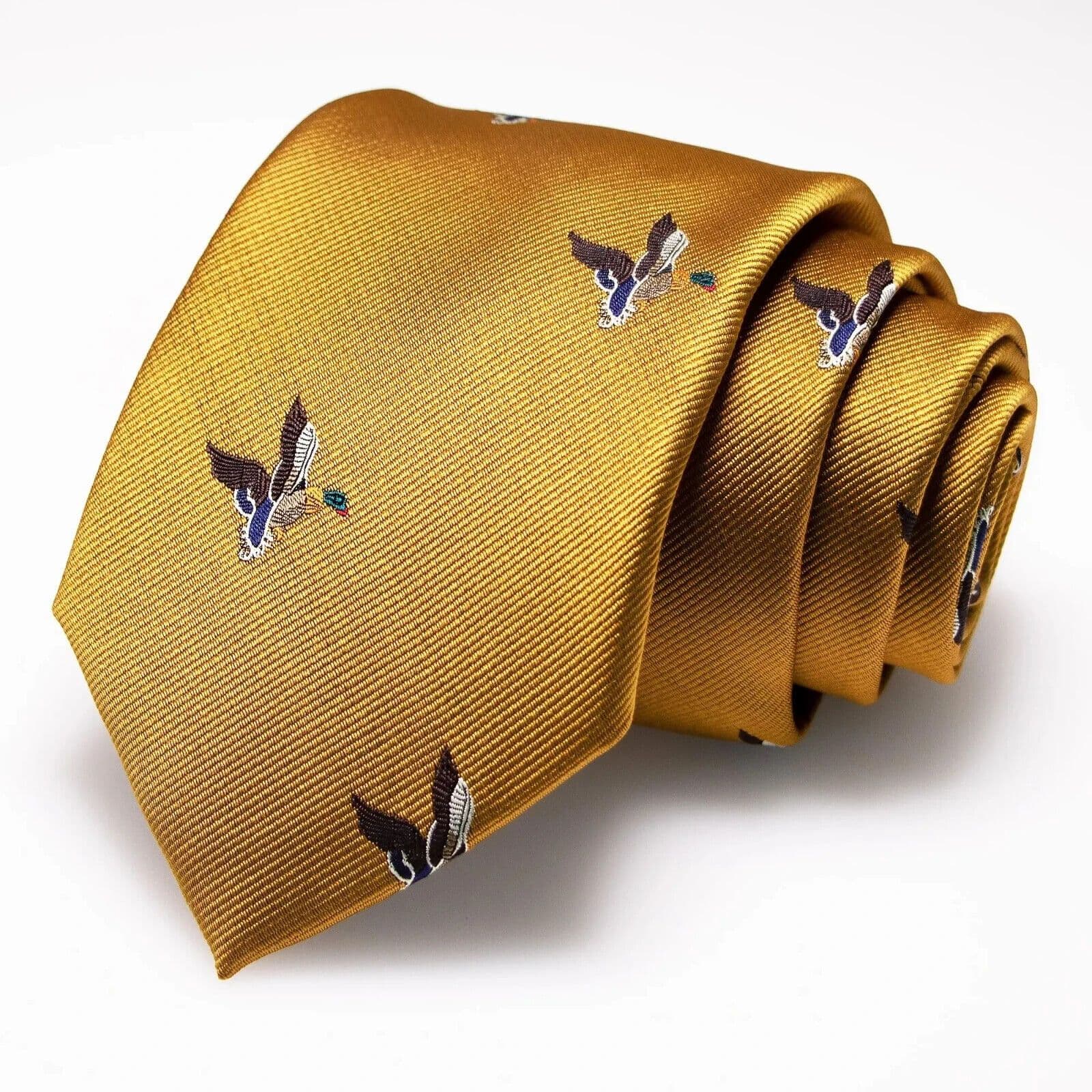 yellow shooting tie