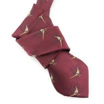 Quality Country Shooting Tie Pheasant Design Soft Silk Feel Tie New