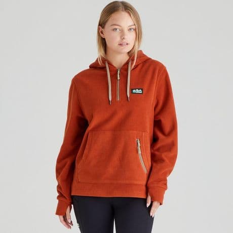 Ridgeline Ballistic Ladies Russet Fleece Hoodie Jumper Country Shooting