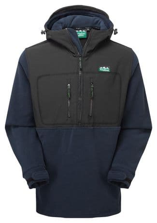 Ridgeline Bandit Navy Hybrid Bush Smock Weather Resistant Reinforced Elbows New