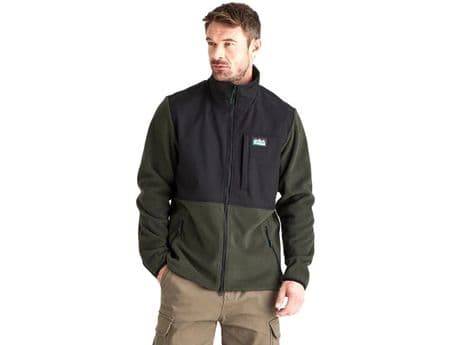 Ridgeline Hybrid Fleece Deep Forest Weather Proof Reinforced Elbows Warm Pockets