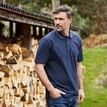 Ridgeline Kilworth Polo Top Navy Blue Men's Short Sleeved T-Shirt