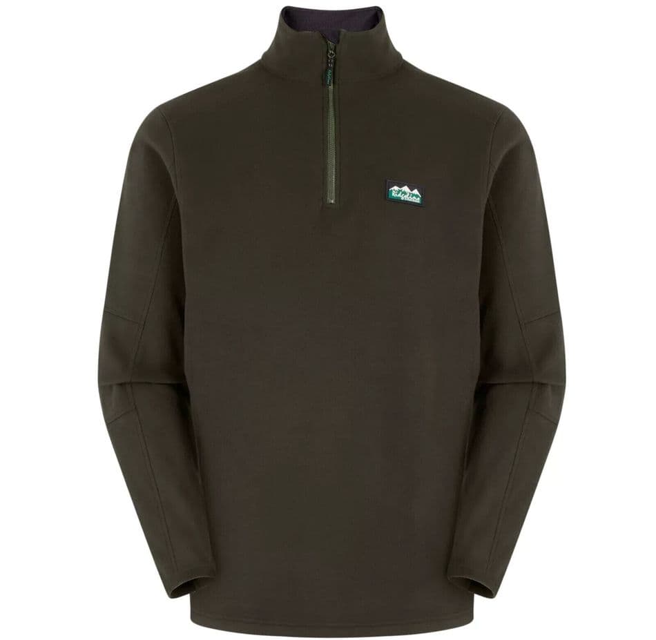 Ridgeline Men's Narvik Ivy Green Warm Fleece Pullover Sweatshirt Hunting Shoot