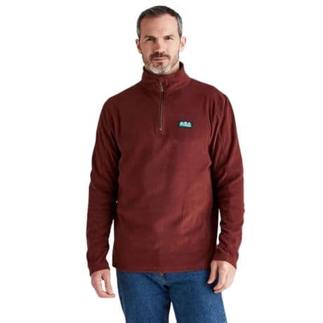 Ridgeline Men's Narvik Oxblood Warm Fleece Pullover Sweatshirt Hunting Shoot