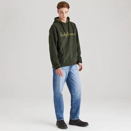 Ridgeline Mens Signature Hoodie Deep Forest NEW Design Country Casual Style