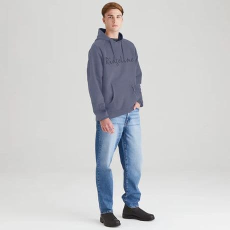 Ridgeline Mens Signature Hoodie Storm NEW Design Country Casual Style