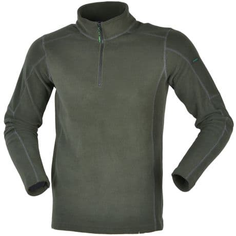 Ridgeline Norwegian Olive Top Men's Warm Fleece Pullover Hunting Shooting