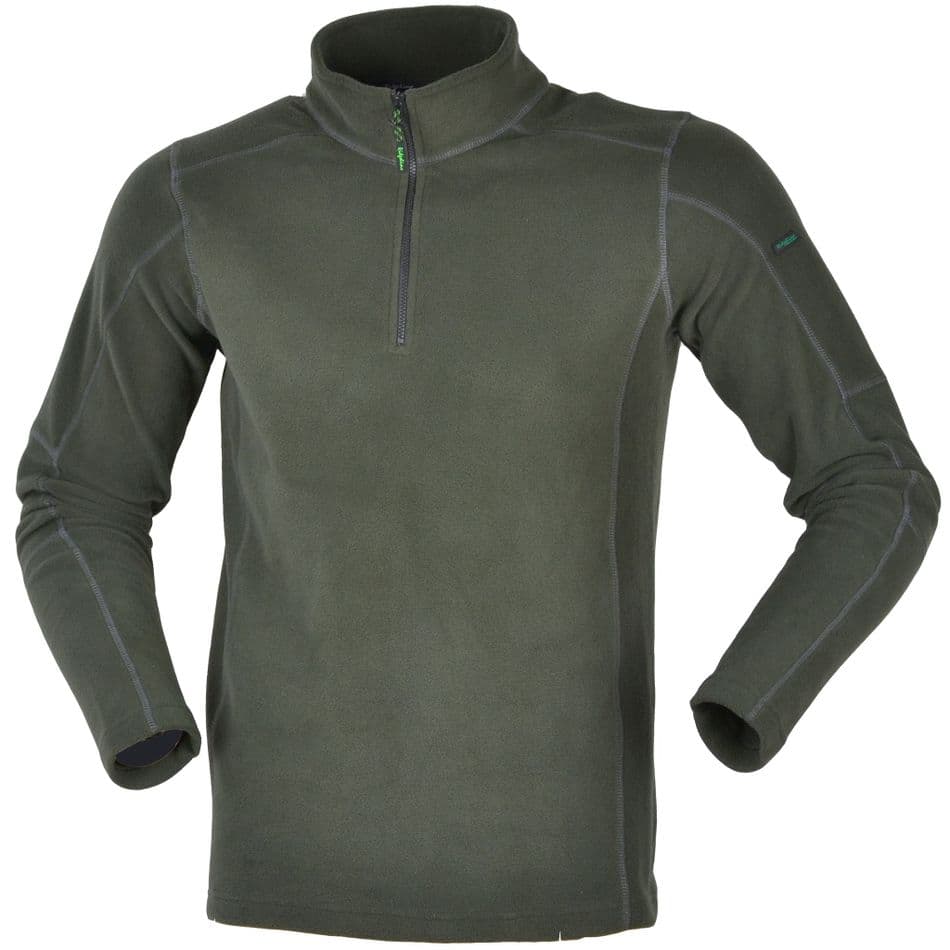 Ridgeline Norwegian Olive Top Men's Warm Fleece Pullover Hunting Shooting