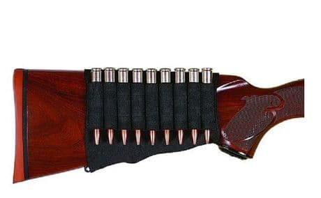 Riverside Rifle Butt Stock 9 Bullet Cartridge Holder Neoprene Suits Most Caliber
