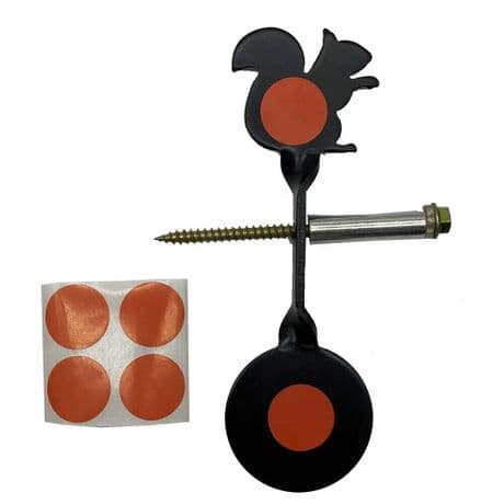Squirrel Air Gun Rifle Spinning Targets Heavy Duty Metal Spinner Plink Shooting