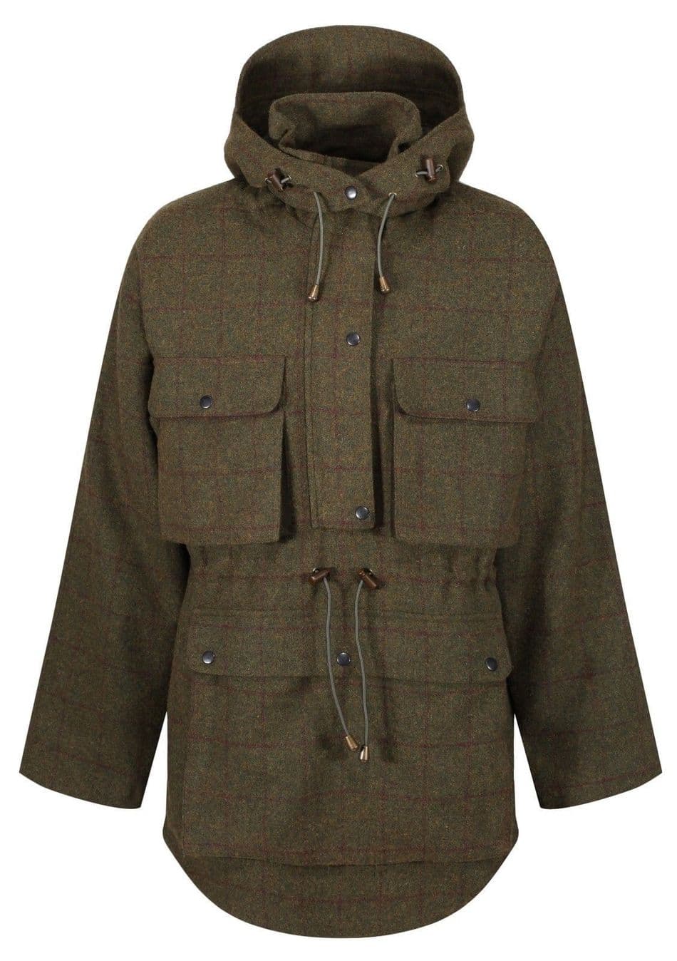 Waterproof Blenheim Green Tweed Stalking Smock Jacket Shooting Hunting Stealth