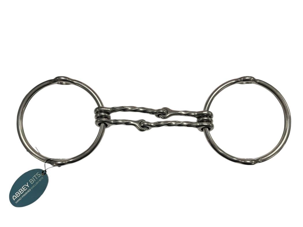 Abbey Slow Twist Stainless Steel Gag