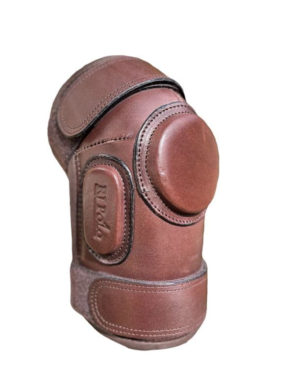 Argentine Pro Brown RJ Polo Kneepads - Child