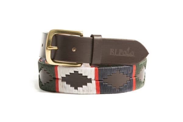 Belt (Red stripe/Navy/Olive Green/Cream) 35mm
