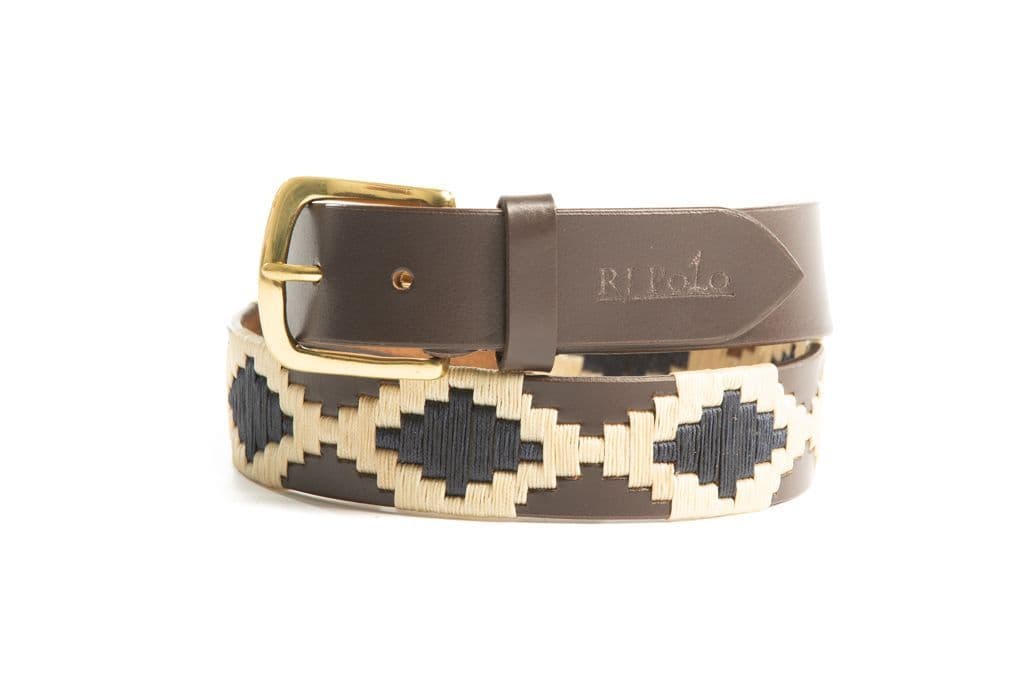 Belt (Navy and Cream)35mm