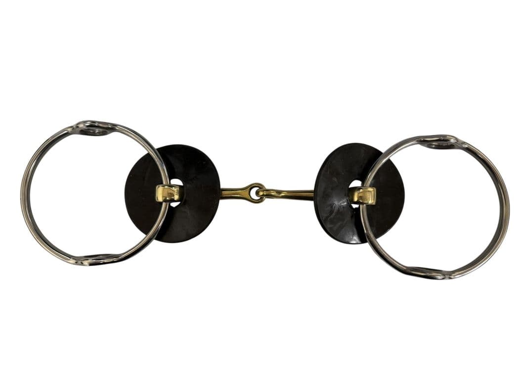Big Ring Yellow Copper Balding Gag 5.5inch (SALE Was £75, Now £25)
