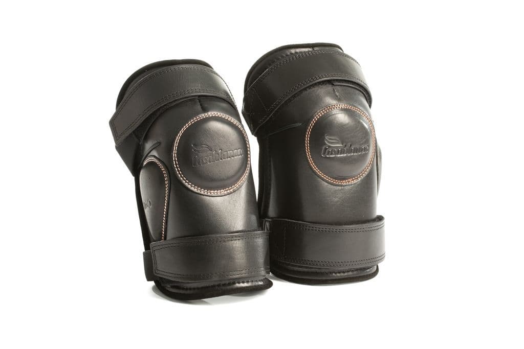 Casablanca Kneepads Black - Double Strap Small Lady/Child